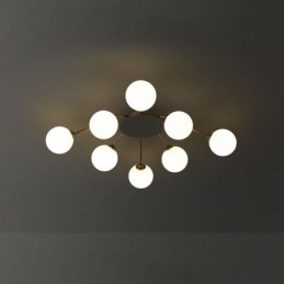Modern Flush Mount Black Ceiling Light Decorative Light Fixture