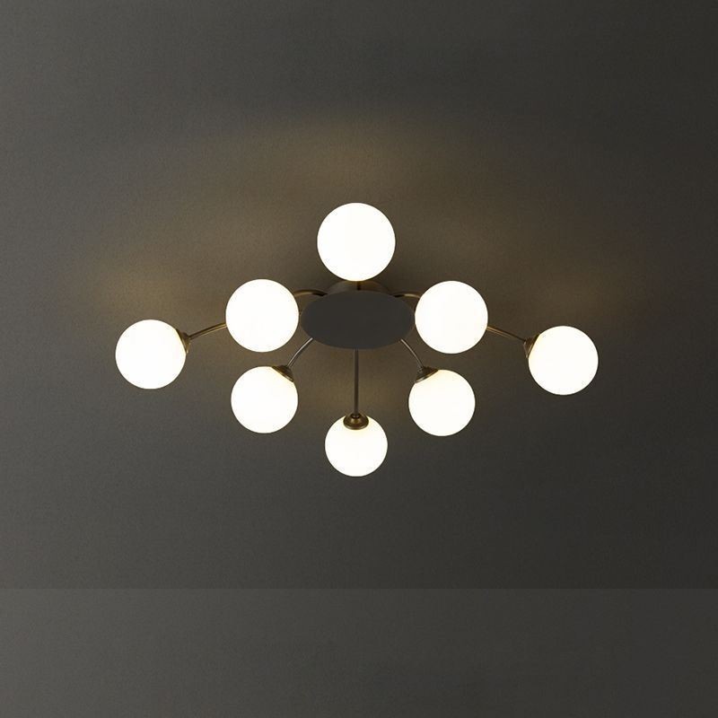 Modern Flush Mount Black Ceiling Light Decorative Light Fixture