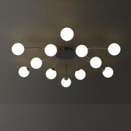 Modern Flush Mount Black Ceiling Light Decorative Light Fixture