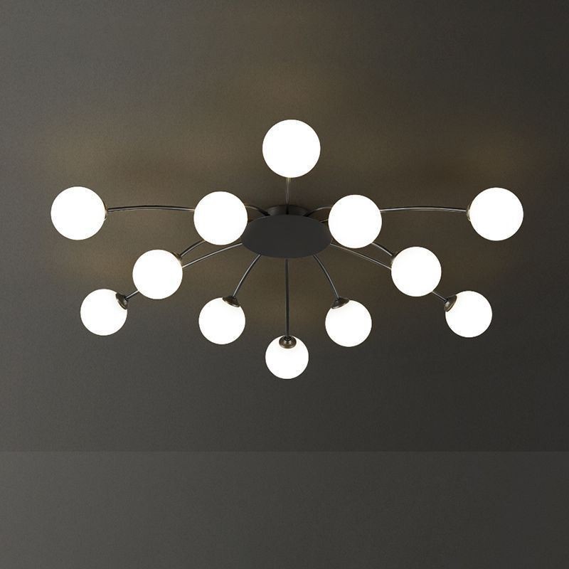 Modern Flush Mount Black Ceiling Light Decorative Light Fixture