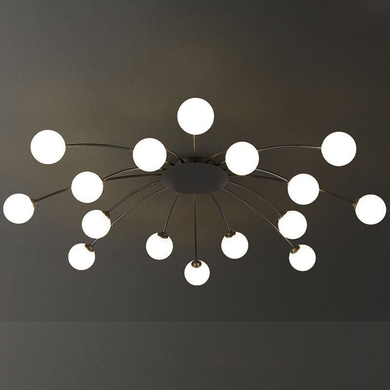 Modern Flush Mount Black Ceiling Light Decorative Light Fixture