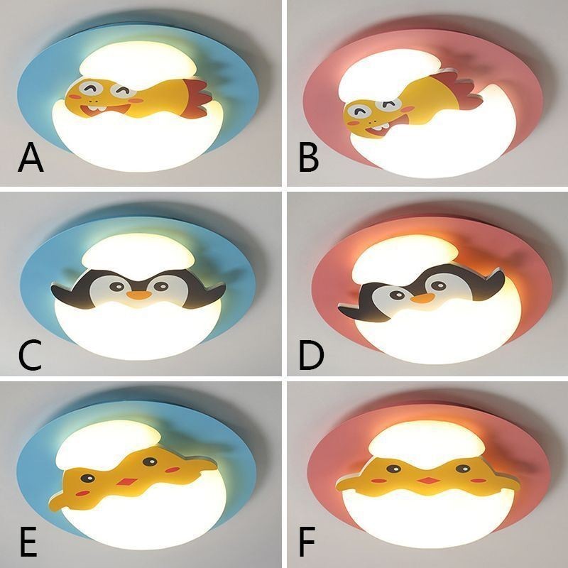 Cartoon Flush Mount Modern Decorative Ceiling Lamp