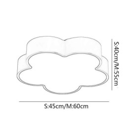 Cartoon Ceiling Light Modern Flower Flush Mount