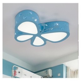 Butterfly Flush Mount Contemporary Metal Ceiling Fixture