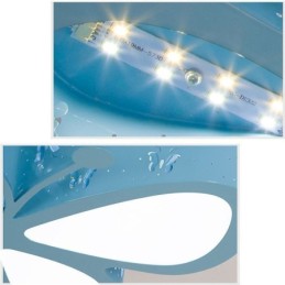 Butterfly Flush Mount Contemporary Metal Ceiling Fixture