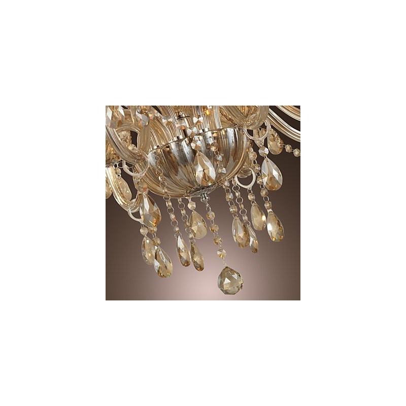 Chandelier Crystal Luxury Modern 2 Tiers Living 12 Lights