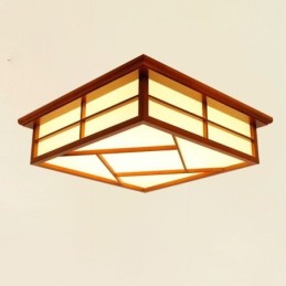Retro Style Ceiling Light Square Flush Mount