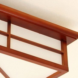 Retro Style Ceiling Light Square Flush Mount