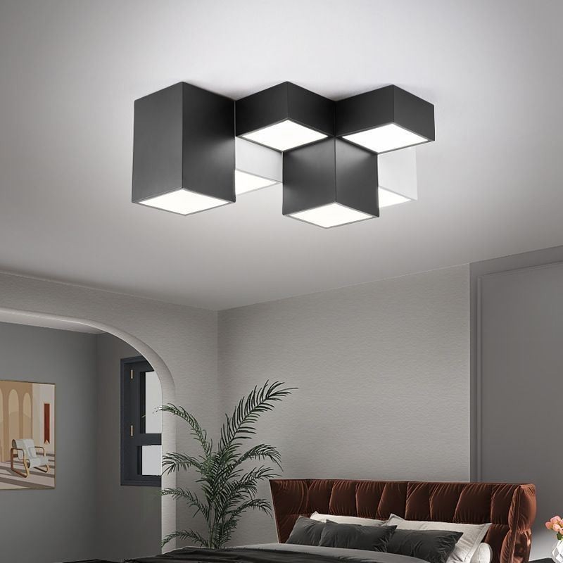 Modern Ceiling Light Rubik's Cube Ceiling Lighting