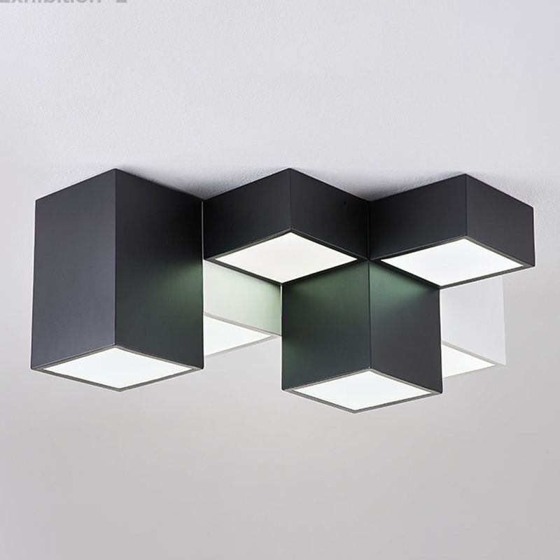 Modern Ceiling Light Rubik's Cube Ceiling Lighting