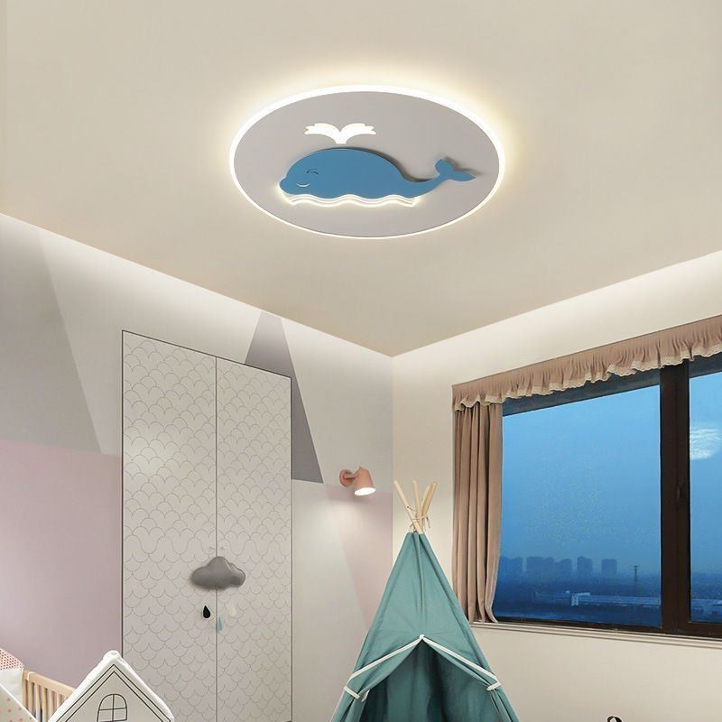 Modern Creative Ceiling Lamp Whale Ceiling Light