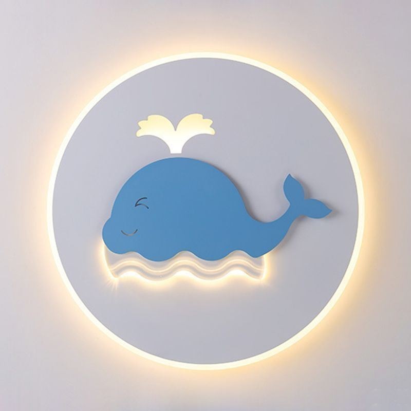 Modern Creative Ceiling Lamp Whale Ceiling Light
