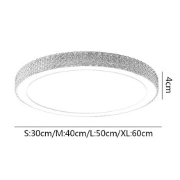 Modern Ceiling Light Shinny Diamond Flush Mount