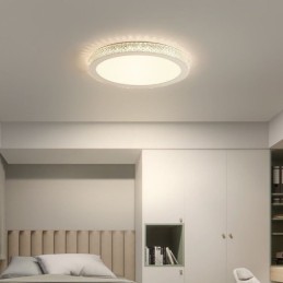 Modern Ceiling Light Shinny Diamond Flush Mount