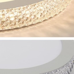 Modern Ceiling Light Shinny Diamond Flush Mount