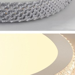 Modern Ceiling Light Shinny Diamond Flush Mount