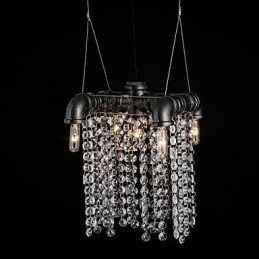 Chandelier Mini Style Rustic Lodge Retro Metal