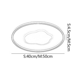 Modern Ceiling Light Round Cloud Ceiling Lamp