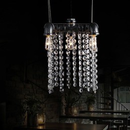 Chandelier Mini Style Rustic Lodge Retro Metal