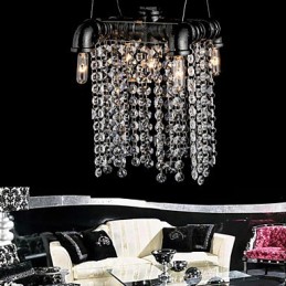 Chandelier Mini Style Rustic Lodge Retro Metal