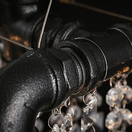 Chandelier Mini Style Rustic Lodge Retro Metal