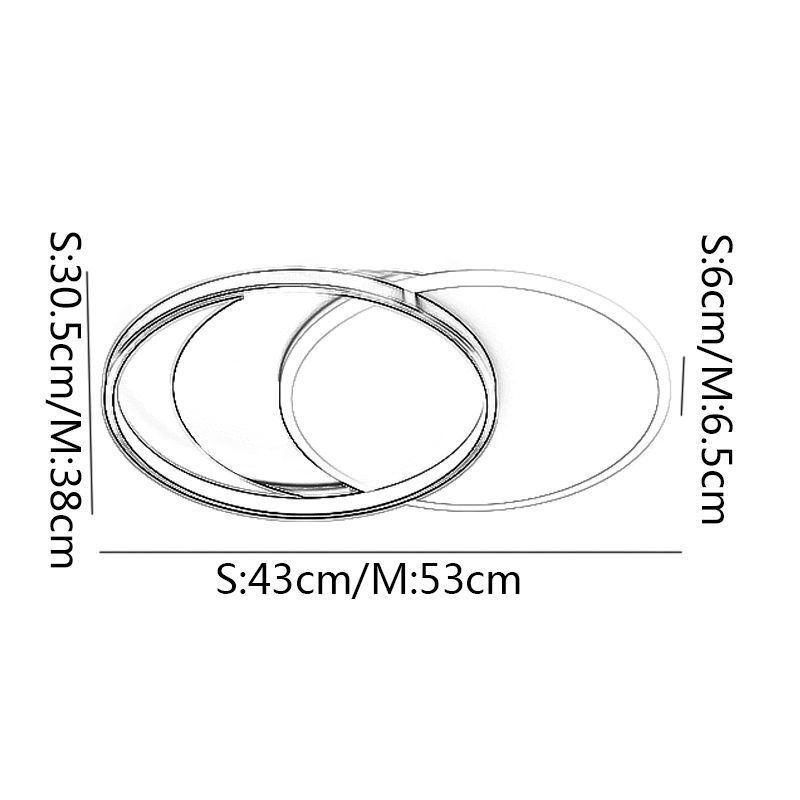 Creative Ceiling Light Round Circle Ceiling Lamp