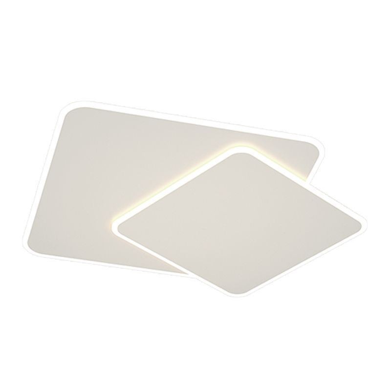 Modern Flush Mount Geometric Square Ceiling Light