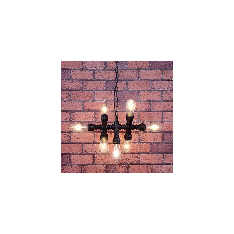 Vintage Painting Metal Chandelier