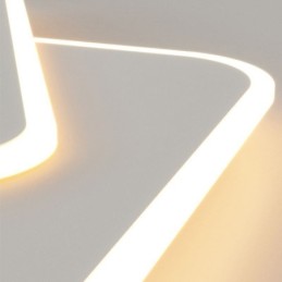 Modern Flush Mount Geometric Square Ceiling Light