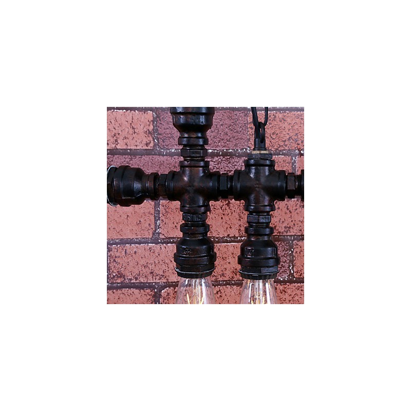 Vintage Painting Metal Chandelier