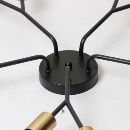 Modern Ceiling Light Fixture Black Vintage Chandelier