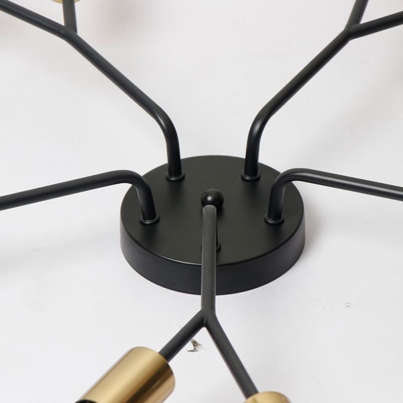 Modern Ceiling Light Fixture Black Vintage Chandelier