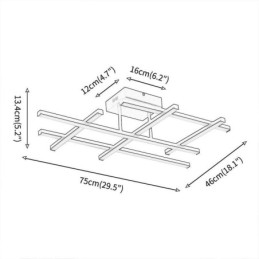 Flush Mount Ceiling Light Aluminum Ceiling Lamp