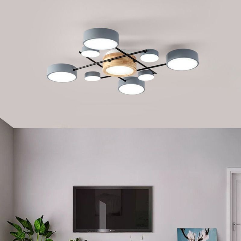 Modern Ceiling Light Splicing Quadrilateral Ceiling Lamp