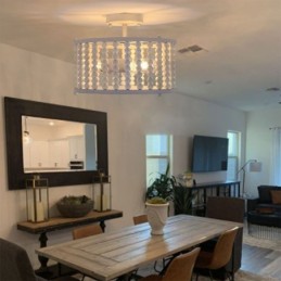 3 Light Ceiling Lighting Wood Bead Ceiling Lampway Foyer