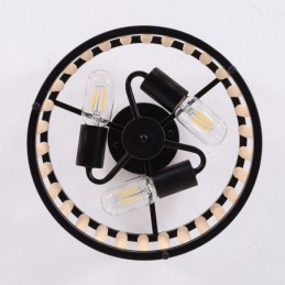 3 Light Ceiling Lighting Wood Bead Ceiling Lampway Foyer