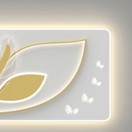 Luxury Ceiling Lamp Creative Leaf Design Ceiling Light