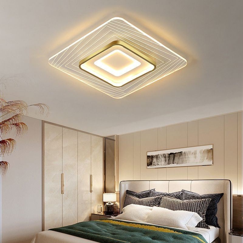 Ceiling Light Flush Mount Square Ceiling Lamp