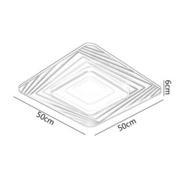 Ceiling Light Flush Mount Square Ceiling Lamp