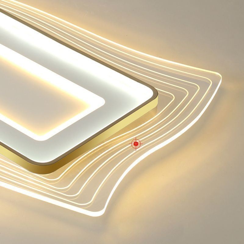 Modern Ceiling Light Flush Mount Square Shape Ceiling Light