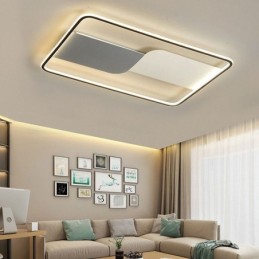 Modern Ceiling Lights Fixture Rectangular Flush Mount Ceiling Lamps 90*60cm