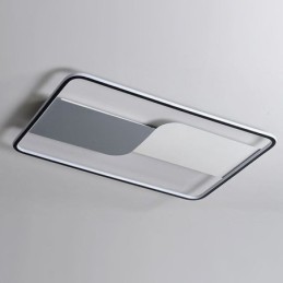 Modern Ceiling Lights Fixture Rectangular Flush Mount Ceiling Lamps 90*60cm