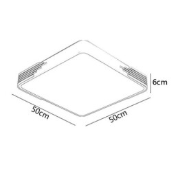 Modern Flush Mount Ceiling Light Square Ceiling Light