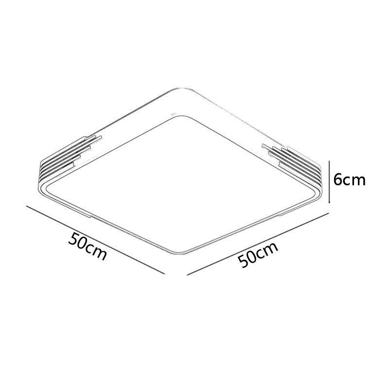 Modern Flush Mount Ceiling Light Square Ceiling Light