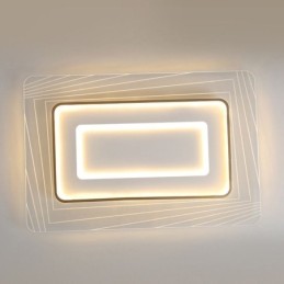 Rectangular Flush Mount Ceiling Light Minimalist Acrylic Ultrathin Ceiling Lamp