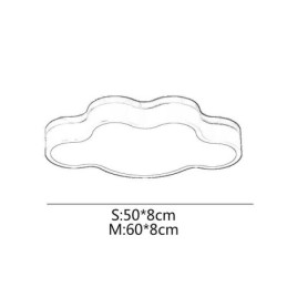 Flush Mount Modern Creative Acrylic Cloud Shape Ceiling Light Kids