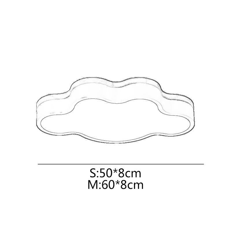 Flush Mount Modern Creative Acrylic Cloud Shape Ceiling Light Kids