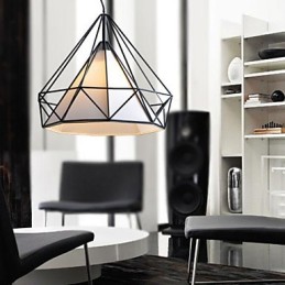 Chandelier 1 Light Simple Artistic Stainless Steel Plating