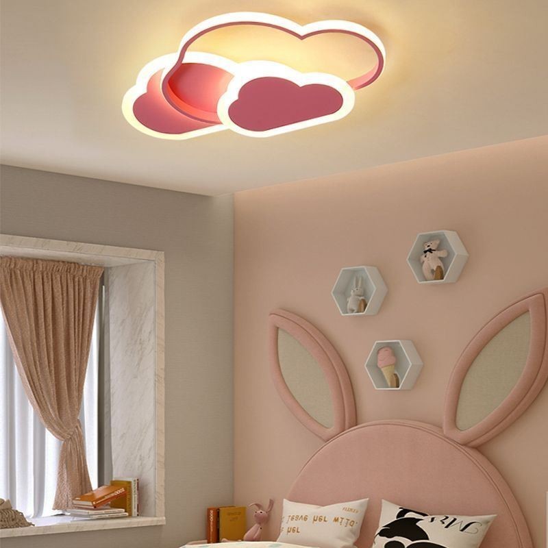 Modern Creative Acrylic Lights Cloud Shape Flush Mount Ceiling Light