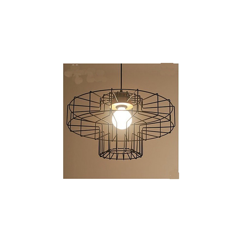Single head Iron Chandelier Chandelier Retro Mesh